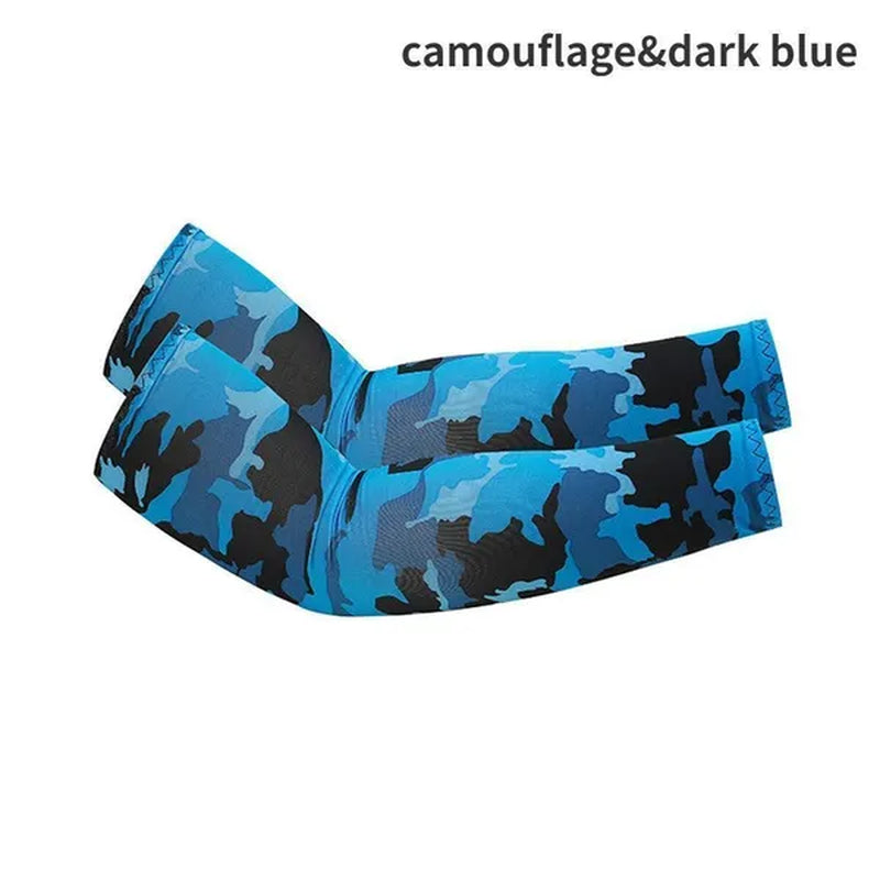 8/5/2/1Pairs New Summer Cooling Sportswear Running Arm Cover Arm Sleeves Outdoor Sport Sun Protection