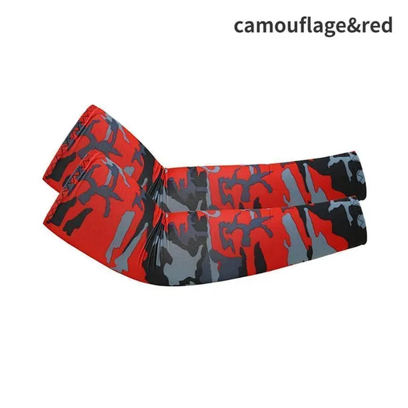 8/5/2/1Pairs New Summer Cooling Sportswear Running Arm Cover Arm Sleeves Outdoor Sport Sun Protection