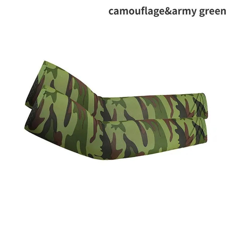 8/5/2/1Pairs New Summer Cooling Sportswear Running Arm Cover Arm Sleeves Outdoor Sport Sun Protection