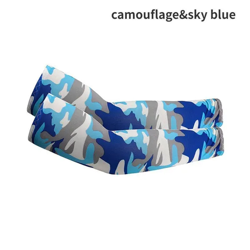 8/5/2/1Pairs New Summer Cooling Sportswear Running Arm Cover Arm Sleeves Outdoor Sport Sun Protection