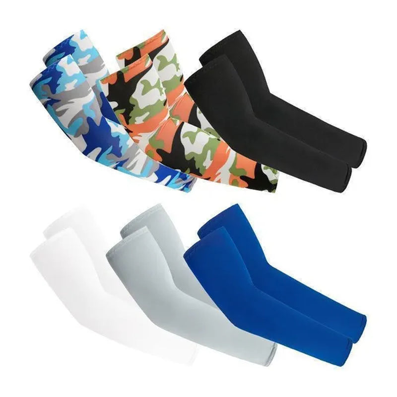 8/5/2/1Pairs New Summer Cooling Sportswear Running Arm Cover Arm Sleeves Outdoor Sport Sun Protection