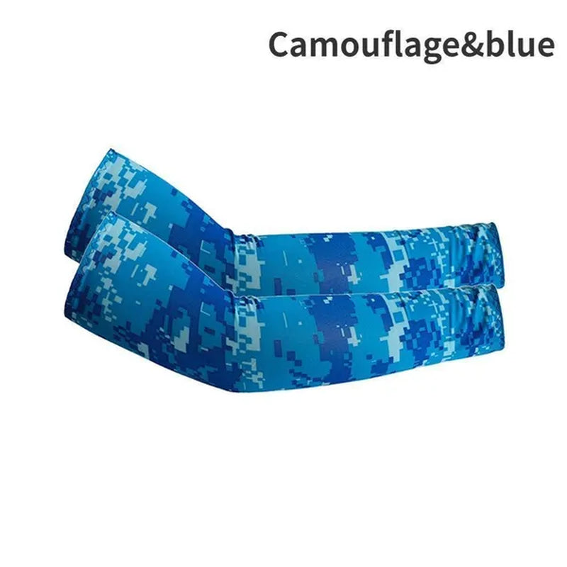 8/5/2/1Pairs New Summer Cooling Sportswear Running Arm Cover Arm Sleeves Outdoor Sport Sun Protection